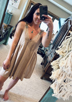 Buckle Babydoll Dress