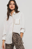 Silky Scalloped Shirt