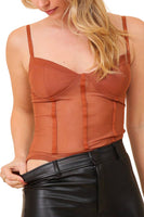 Mesh Corset Bodysuit