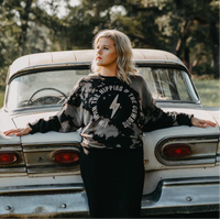 Hippies and Cowboys Bleached Sweatshirt