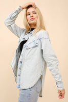 Faded Wash Denim Shirt