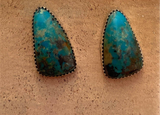 Navajo Turquoise & Sterling Silver Stud Earrings