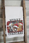 Christmas Flour Sack Tea Towels