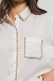 Silky Scalloped Shirt