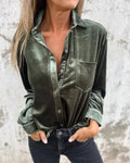 Velvet Top • Green or Coffee