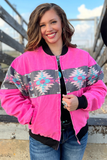 Vintage Bomber Jacket • PINK