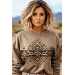 Aztec Mineral Wash Sweatshirt