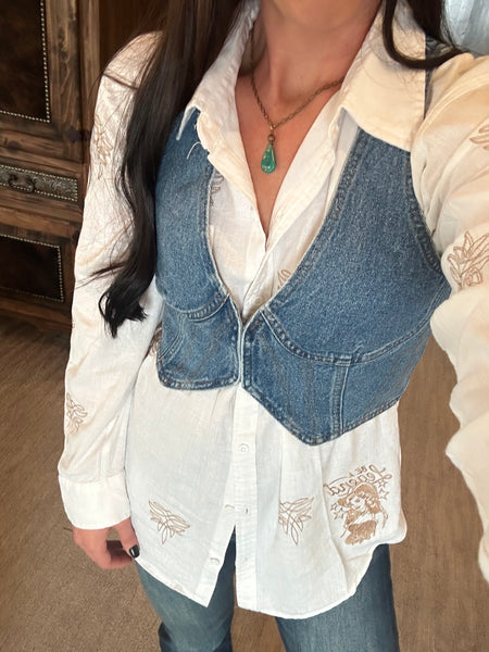 Devyn Denim Vest