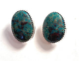 Navajo Turquoise & Sterling Silver Stud Earrings