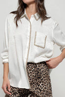 Silky Scalloped Shirt