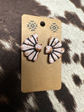 The “Lacey” Earrings • Soft Pink