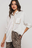 Silky Scalloped Shirt