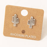 Cactus Stud Earrings