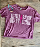 Western Heart / Rocker Soul (cropped tee)