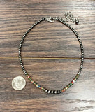 Gemstone, Navajo Bead Necklace • 734388