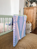 The Yonderosa Baby Blanket • PURPLE + PINK + BLUE