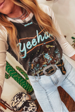 Yeehaw 3/4 Sleeve Top