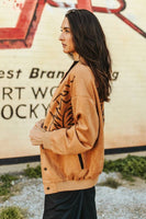 Brynn Bomber Jacket • Camel