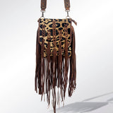 Cheetah Fringe Purse