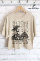 Howdy Tee • Long Crop Fit