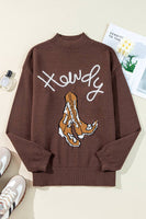 Howdy Boots Sweater