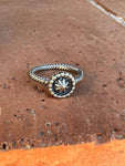 Navajo Sterling Silver Concho Star Ring