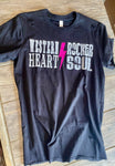 Western Heart / Rocker Soul (distressed tee)