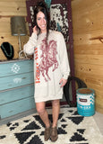 Wild West Sweatshirt Dress