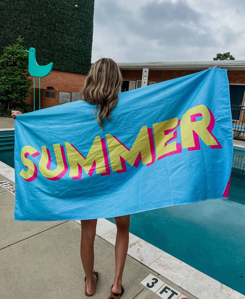 Neon Summer Towel