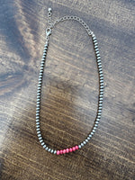 Red Bead Necklace