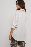 Silky Scalloped Shirt