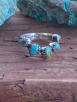 Royston Turquoise & Sterling Silver Monarch Band