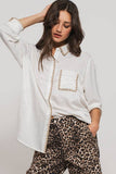 Silky Scalloped Shirt