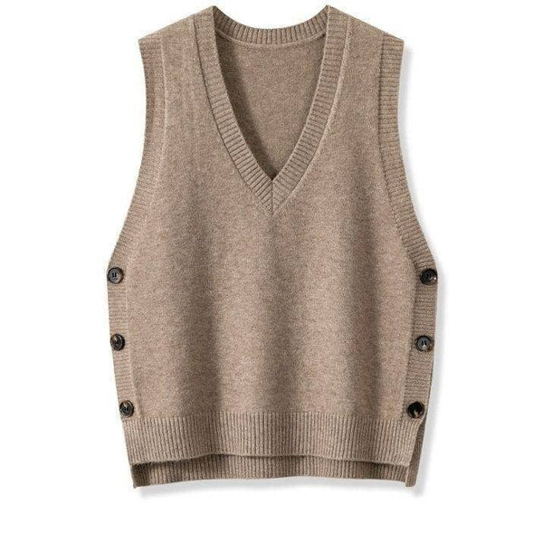 Vintage Vibes Sweater Vest • Black or Khaki