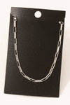 Rectangle Chain Link Necklace