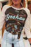 Yeehaw 3/4 Sleeve Top