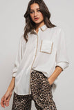 Silky Scalloped Shirt