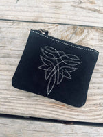 Boot Stitch Coin Purse