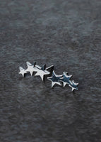 Triple Star Stud Earrings