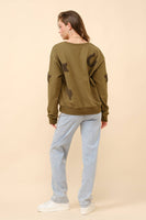 Lucky Sweatshirt • Tan or Olive