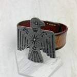 Leather Eagle Bracelet